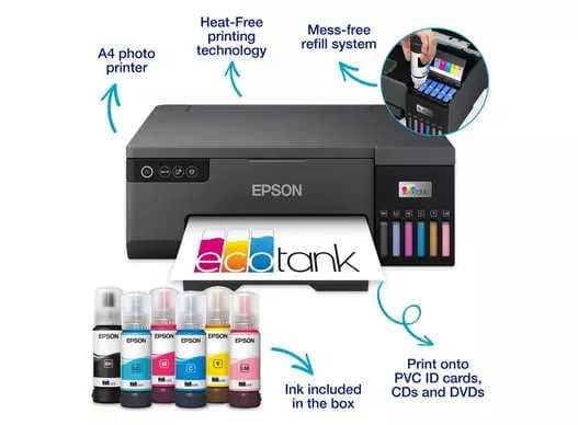 Epson L8050 (3-in-1) Wireless Photo Printer / EcoTank Photo Printe