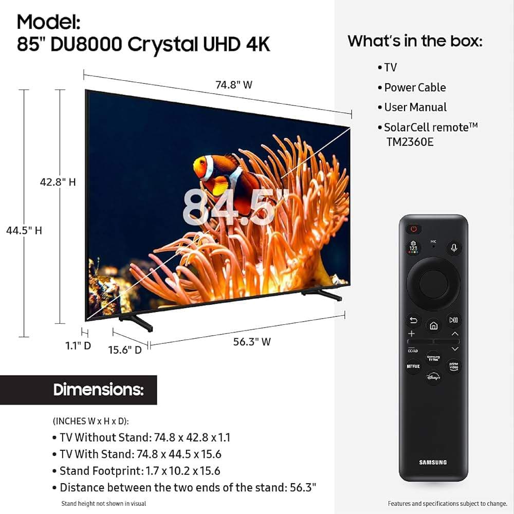 Samsung 85DU8000