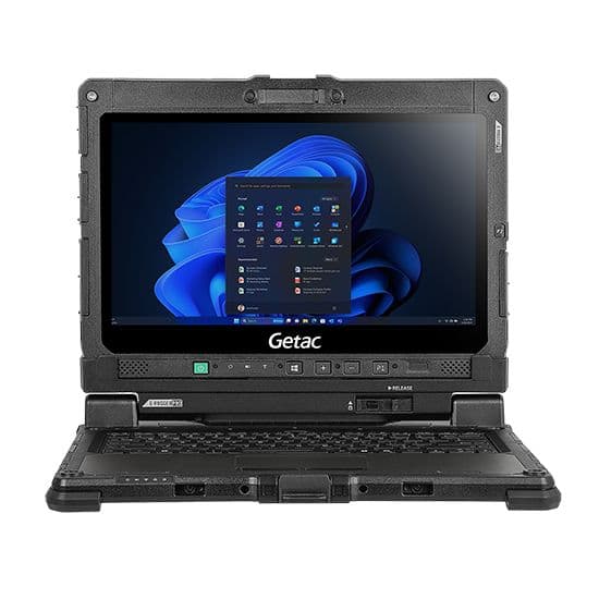 Getac K120 rugged 2-in-1 tablet/laptop with Intel Core i7 (8th-Gen), 16 GB RAM, 256 GB SSD, detachable touchscreen
