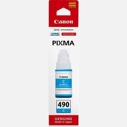 Canon GI-490 Cyan original ink bottle
