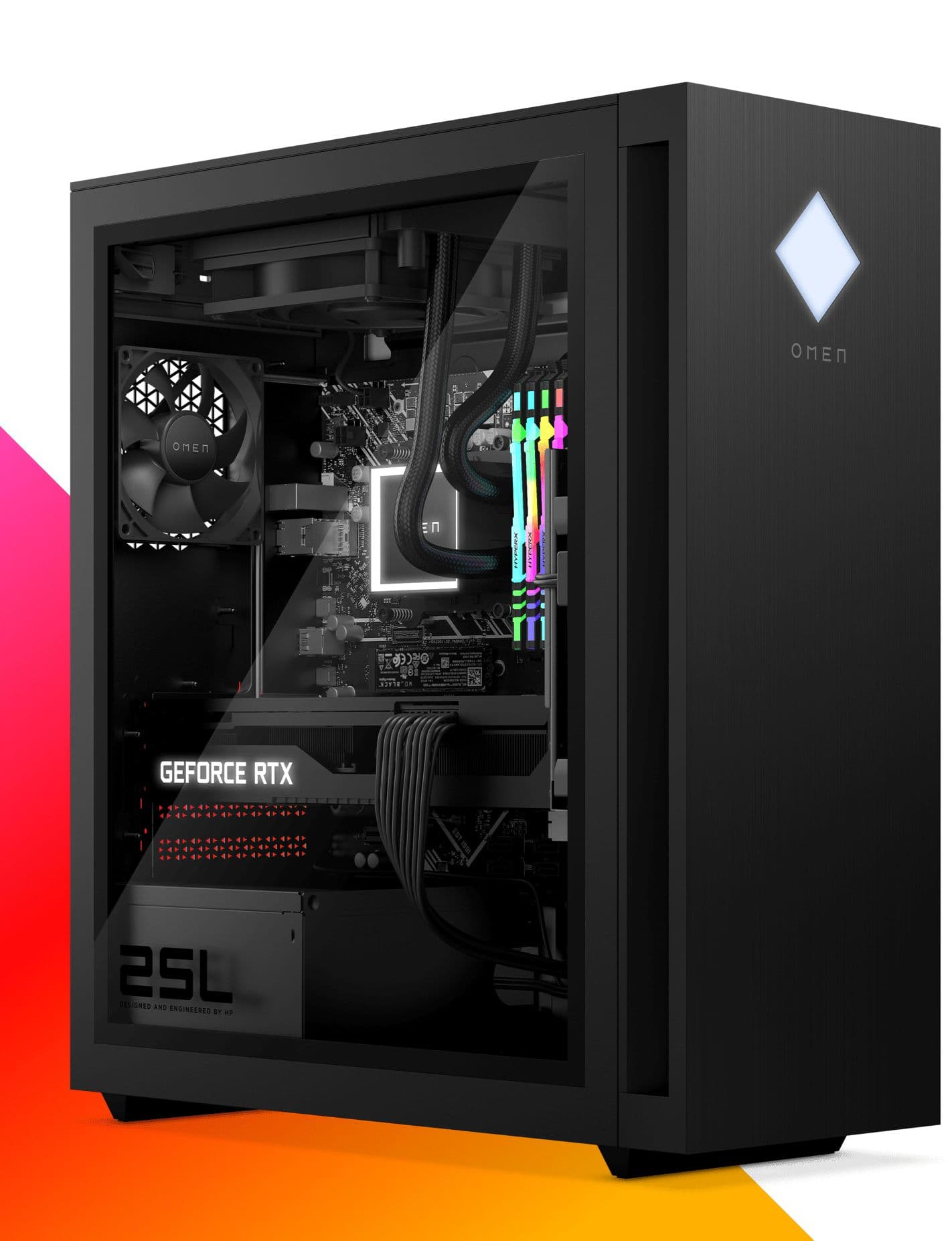 Omen 25L Gaming RYZEN 7 /16GB/512+1TB /RTX 3070 8GB