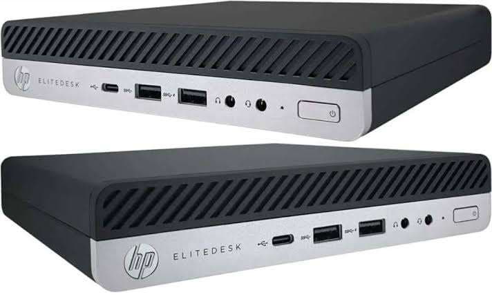 HP elitedesk 800 G4 DM co i7 8th-generation 8GB RAM 500GB hhd 22inche
