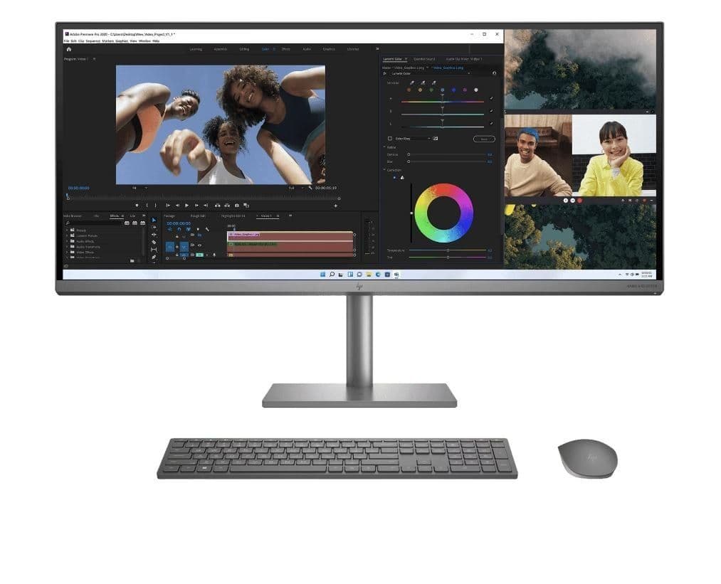 HP pavilion 32 all in one PC Intel co i5 12th-generation 2.3ghz 16GB RAM 1TB SSD 32inches with changing system at the base