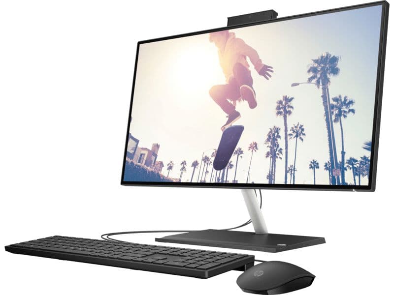 HP pavilion 32 all in one PC Intel co i5 12th-generation 2.5ghz 8GB RAM 512ssd 32inches with changing system at the base