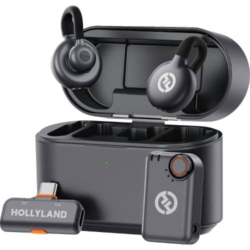 HOLLYLAND LARK M2S WIRELESS MICROPHONE 24-BIT HIGH - RESOLUTION AUDIO